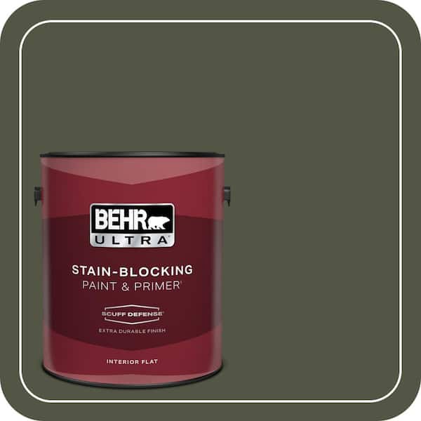 BEHR PREMIUM PLUS #ECC-37-3 Freshwater Marsh Flat Interior/Exterior Paint & Primer Color Sample (3)