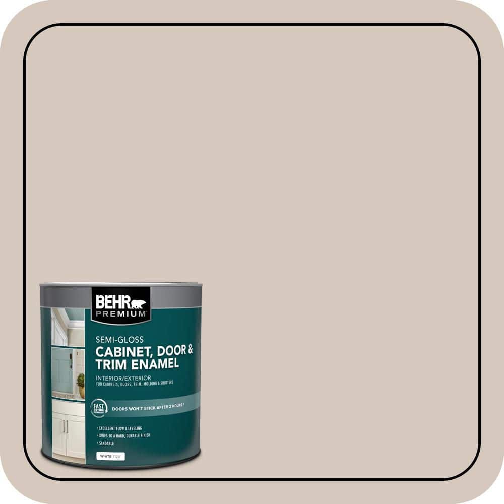BEHR PREMIUM 1 qt. #N230-2 Old Map Semi-Gloss Enamel Interior/Exterior Cabinet, Door & Trim Paint