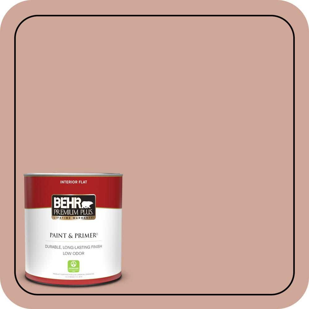 BEHR PREMIUM PLUS #PPU2-08 Pink Ginger Flat Low Odor & Primer