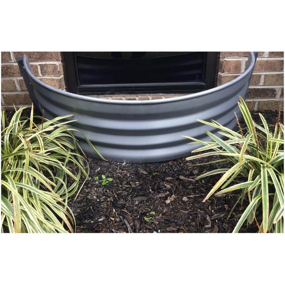 Vestal Manufacturing Vestal 20 in. x 12 in. Galvanized Metal Round Vent Well (2)