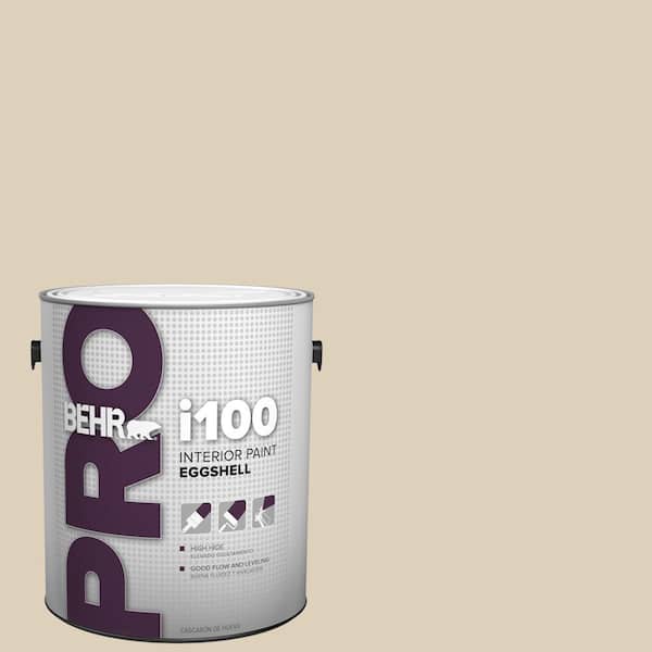 BEHR PRO 1 gal. #BWC-26 Stucco Tan Eggshell Interior Paint (2)