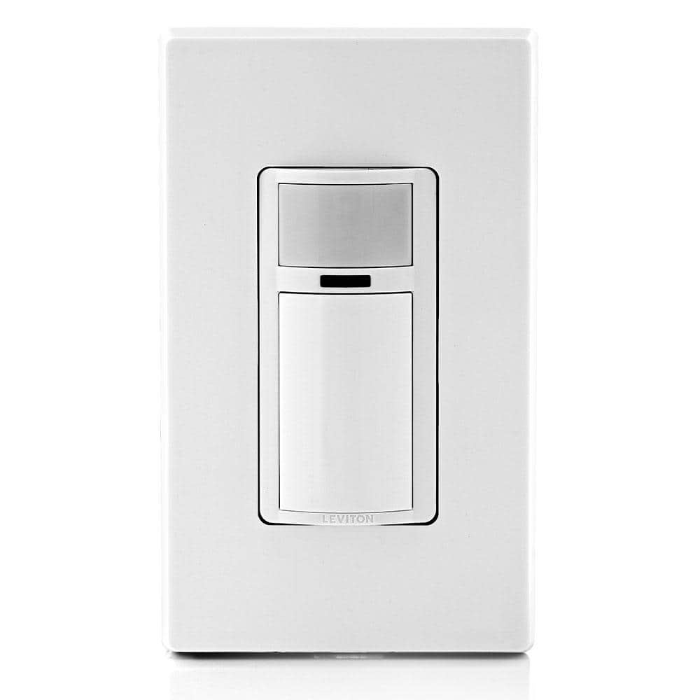 Leviton Decora Motion Sensor In-Wall Switch, Auto-On, 2A, Single Pole,, DOS02-3PW (2)