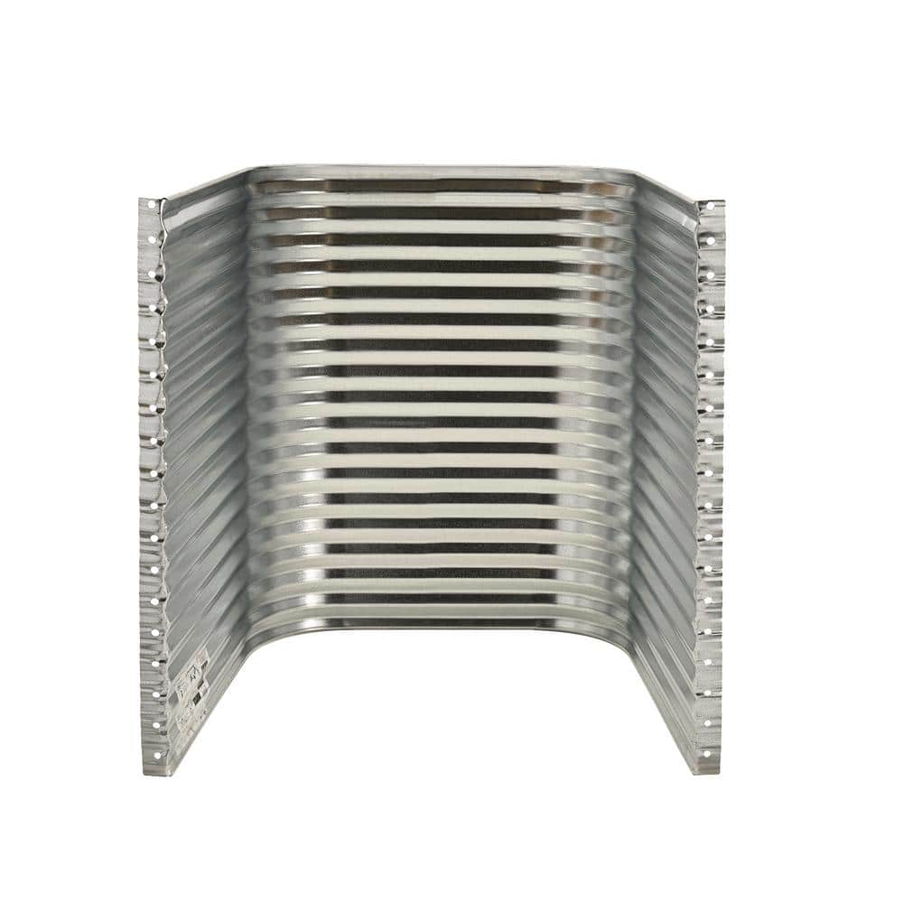 SHAPE PRODUCTS 42 in. W x 36 in. D x 48 in. H Galvanized Steel Egress Window Well
