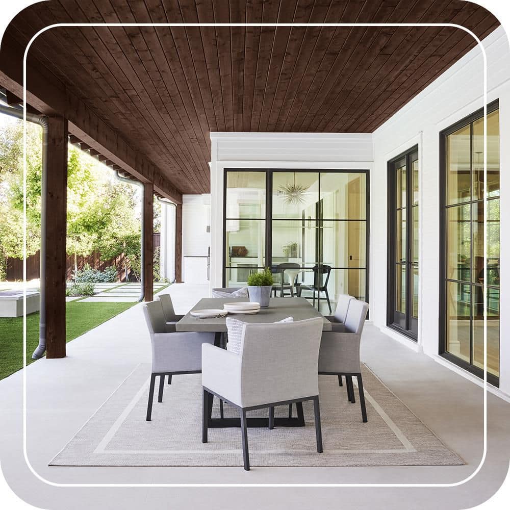 BEHR PREMIUM 1 gal. #ST-223 Applewood Semi-Transparent Waterproofing Exterior Wood Stain and Sealer (3)