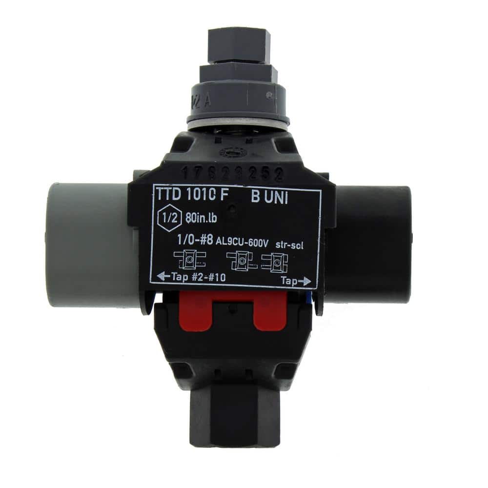 IDEAL Main 1/0 to 8 AWG, Tap 2-10 AWG B-Tap Connector (1)