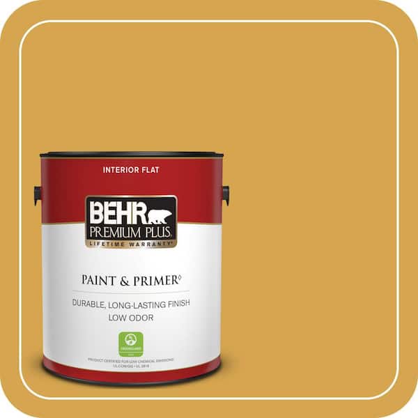 BEHR PREMIUM PLUS #M290-6 Plantain Chips Enamel Low Odor & Primer (3)