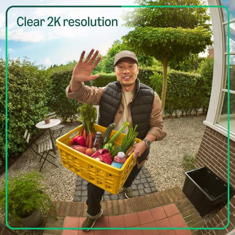 Blink Operated Doorbell 2K Plus Head-to-Toe Wired 2K Video Doorbell, Continuous Power, Enhanced Audio (4)