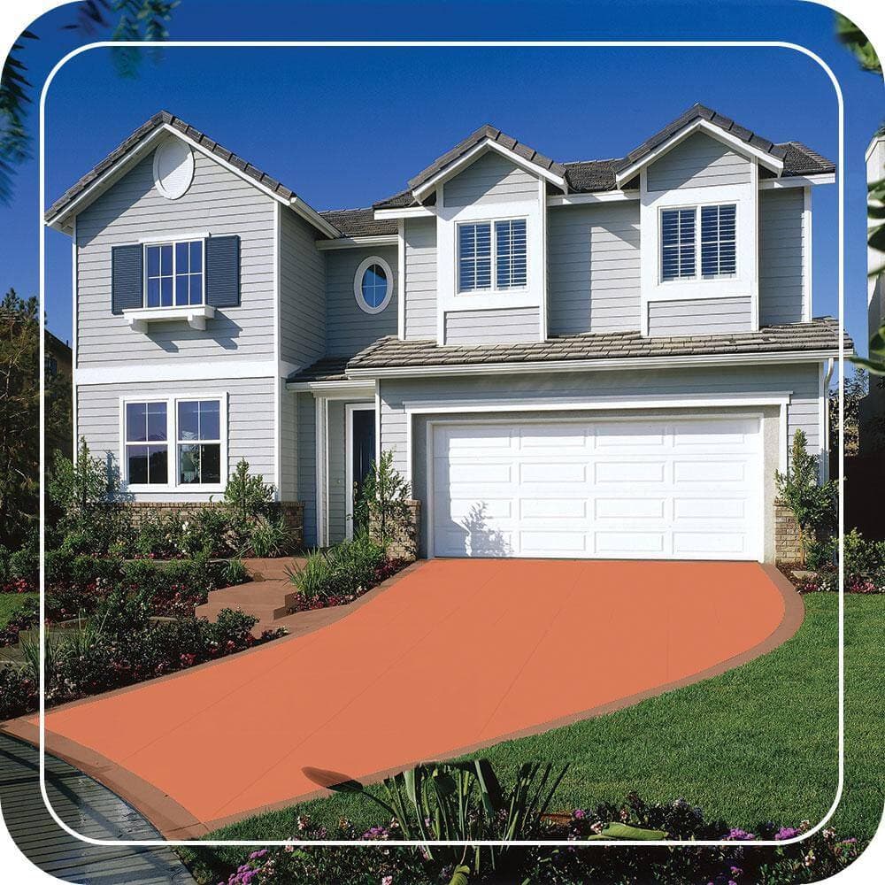 BEHR PREMIUM 1 gal. #P190-5 Orioles Self-Priming 1-Part Epoxy Satin Interior/Exterior Concrete and Garage Floor Paint (3)