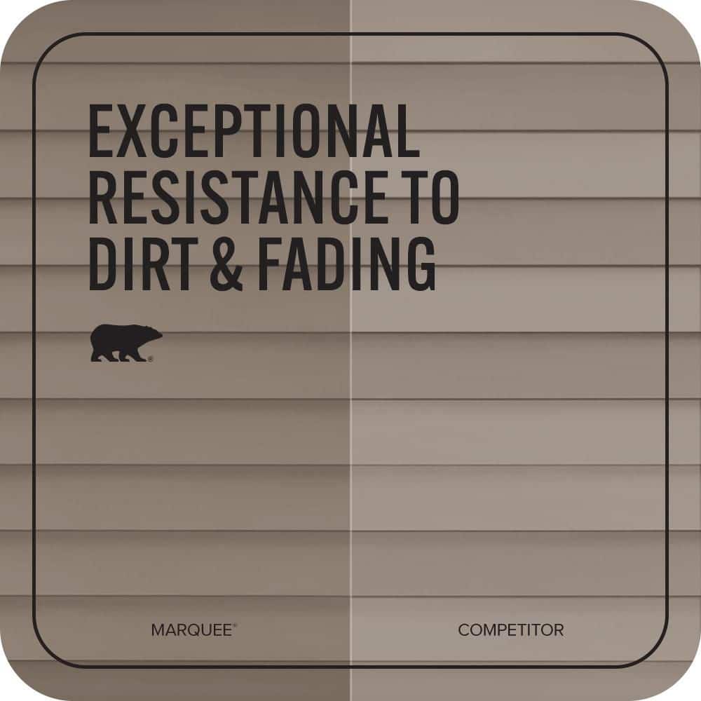 BEHR MARQUEE 1 gal. #MQ2-38 Grizzly Flat Exterior Paint & Primer (4)