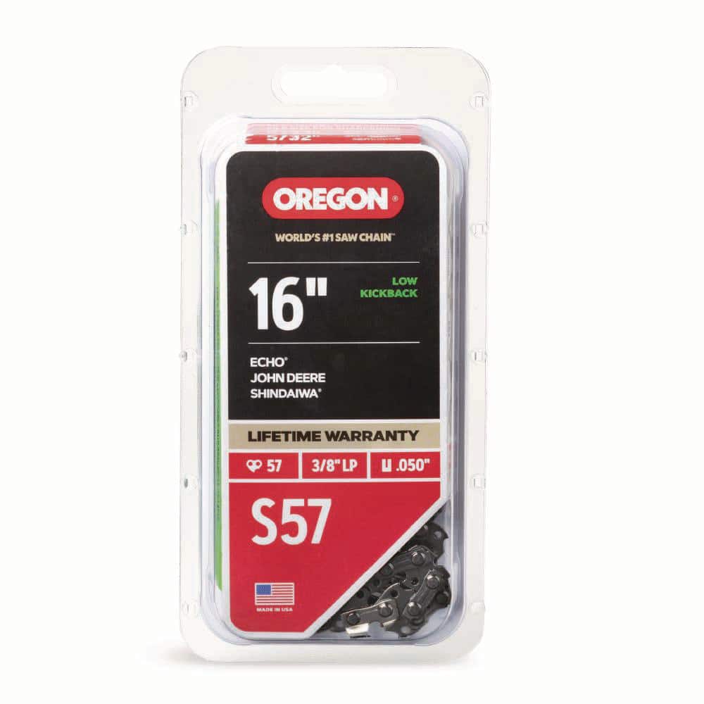 Oregon S57 AdvanceCut Chainsaw Chain for 16 in. Bar -57 Drive Links - fits Cub Cadet, Echo, John Deere, Shindaiwa and More