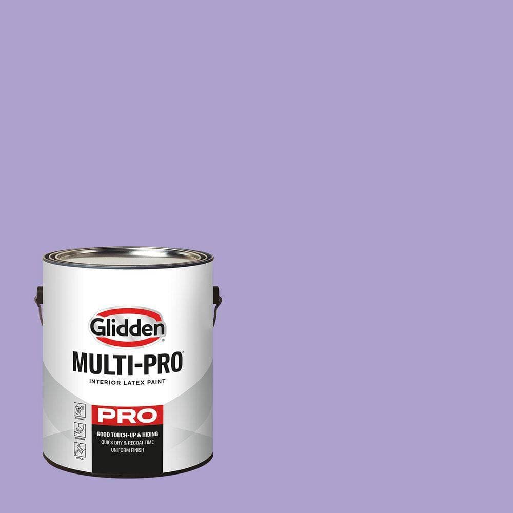 Glidden Multi-Pro 1 gal. PPG1248-5 Puturple Ultra Flat Interior Paint (1)