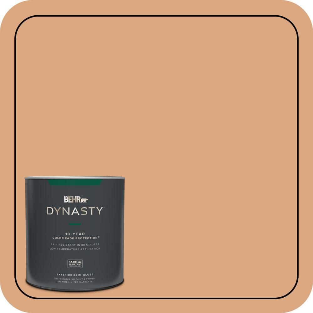 BEHR DYNASTY 1 qt. #PMD-97 Eastern Spice Semi-Gloss Enamel Exterior Stain-Blocking Paint & Primer