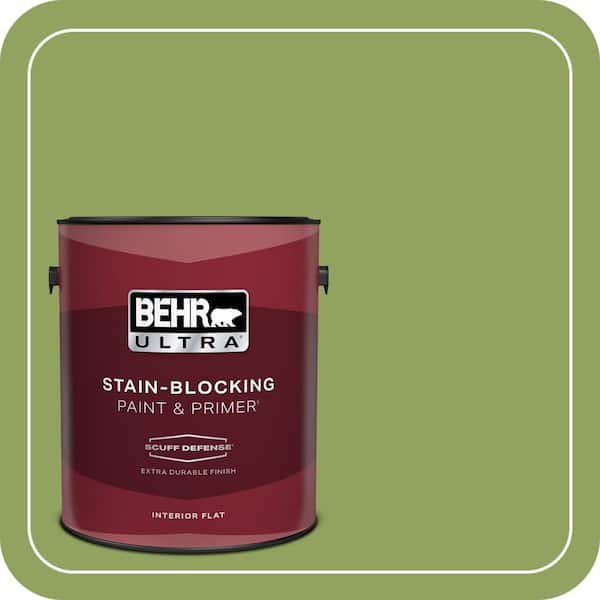 BEHR PREMIUM PLUS #HDC-MD-15 Zesty Apple Enamel Low Odor & Primer (3)