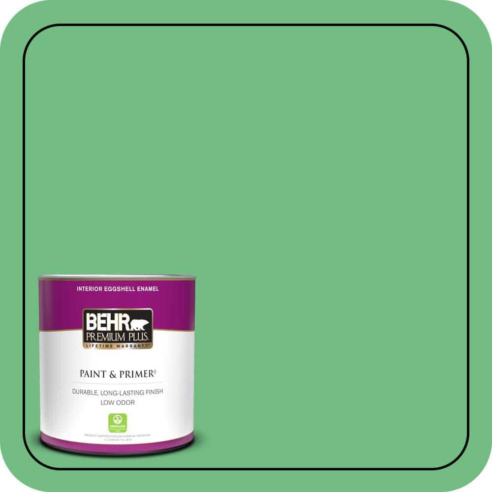 BEHR PREMIUM PLUS #P400-5 Winter Shamrock Enamel Low Odor & Primer