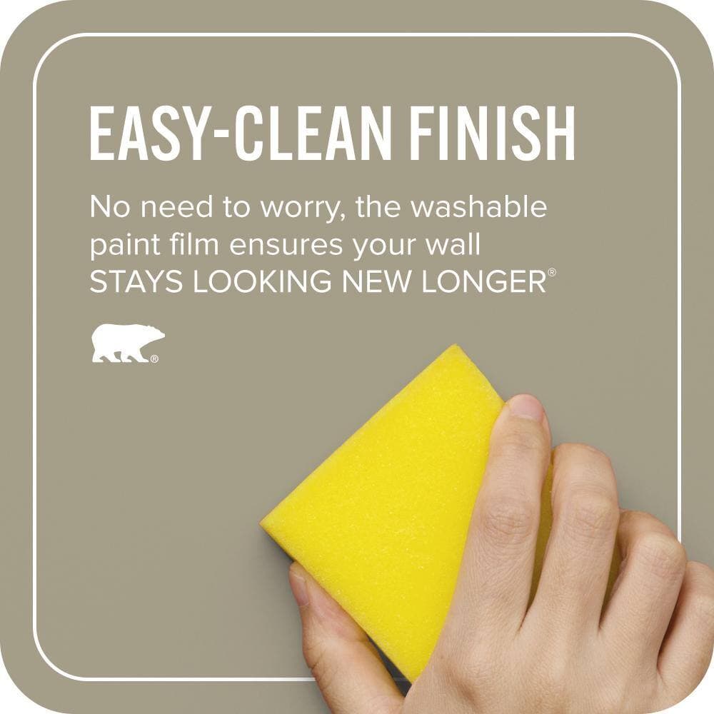 BEHR ULTRA 1 qt. #PMD-57 Fossil Stone Extra Durable Flat Interior Paint & Primer (4)