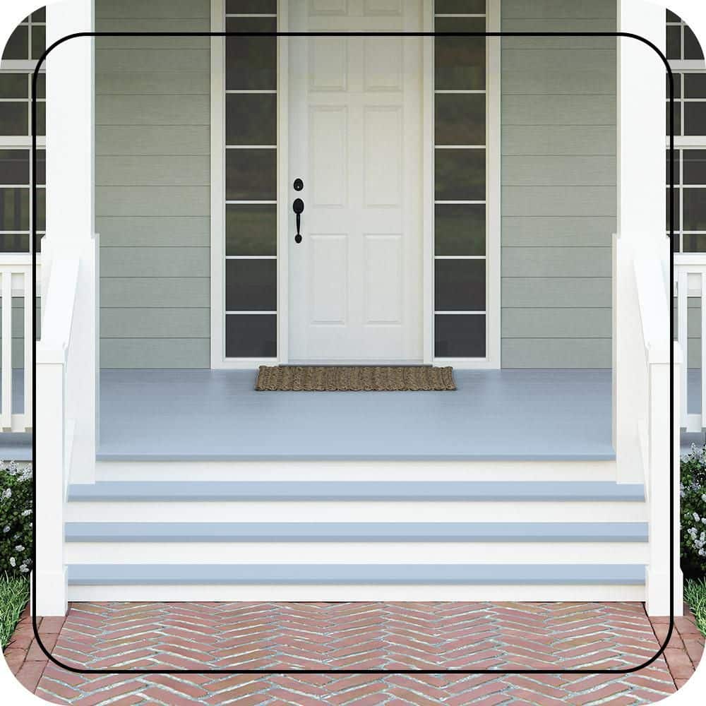 BEHR PREMIUM #M530-2 Textured Low-Lustre Enamel Interior/Exterior Porch and Patio Anti-Slip Floor Paint (2)