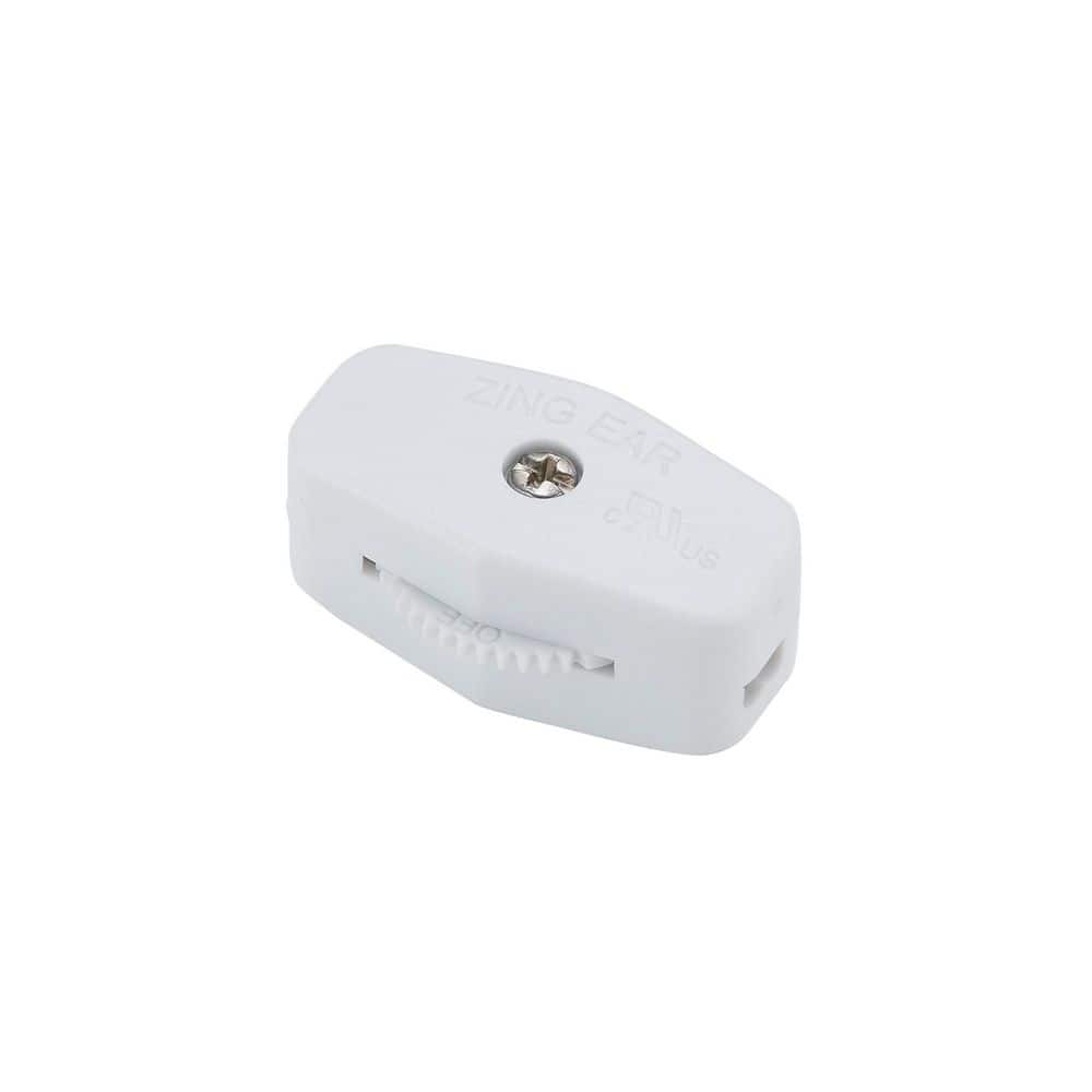 Bel Air Lighting White 3 Amp Feed-Through On/Off Lamp Switch Replacement (2)