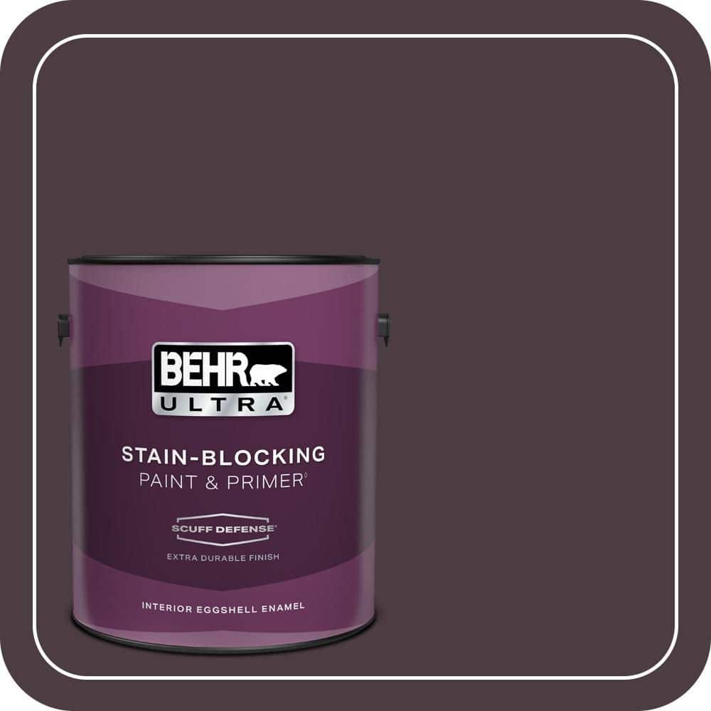 BEHR ULTRA 1 gal. #T18-04 Nocturne Shade Extra Durable Eggshell Enamel Interior Paint & Primer