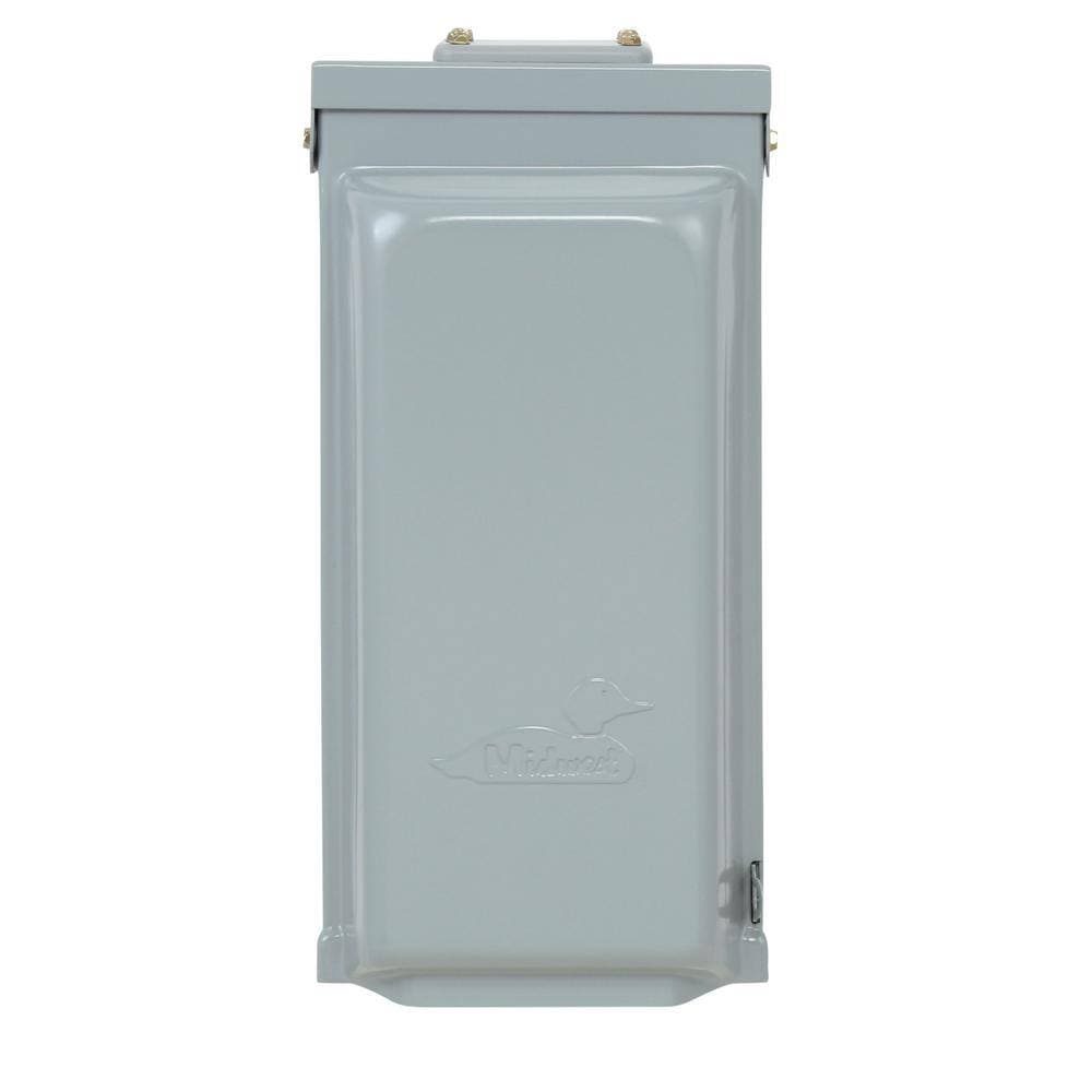 Midwest Electric Products 70 Amp 3-Space 6-Circuit Overhead Temporary Power Panel (U041CPP) (2)