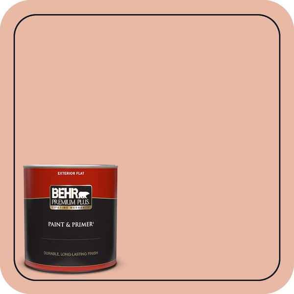 BEHR PREMIUM PLUS 1 gal. #M190-3 Pink Abalone Semi-Gloss Enamel Low Odor Interior Paint & Primer (3)