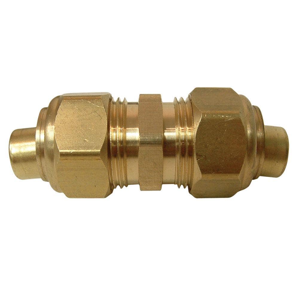 Everbilt 1/2 in. OD Compression Brass Coupling Fitting (1)