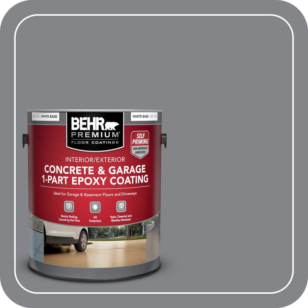 BEHR PREMIUM #AE-52 Self-Priming 1-Part Epoxy Satin Interior/Exterior Concrete and Garage Floor Paint (1)