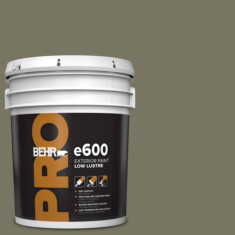 BEHR PRO 5 gal. #N350-6 Peppergrass Low Luster Exterior Paint