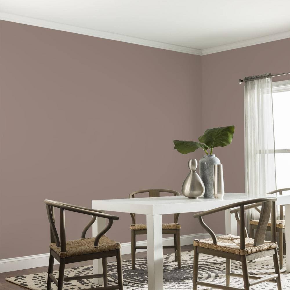 Glidden Diamond 1 gal. #PPG1075-5 Ranch Mink Eggshell Interior Paint with Primer (4)