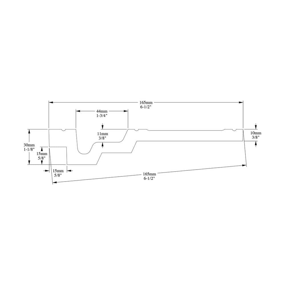 ORAC DECOR 6-1/2 in. x 1-1/8 in. x 78-3/4 in. Primed White Plain Polyurethane Crown Moulding (16-Pack) (2)