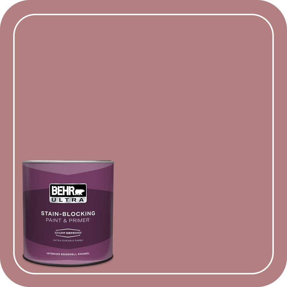 BEHR ULTRA 1 qt. #T14-15 Minuet Rose Extra Durable Eggshell Enamel Interior Paint & Primer