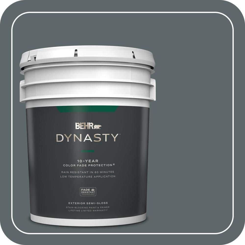 BEHR DYNASTY 5 gal. #PPU25-20 Le Luxe Semi-Gloss Exterior Stain-Blocking Paint & Primer