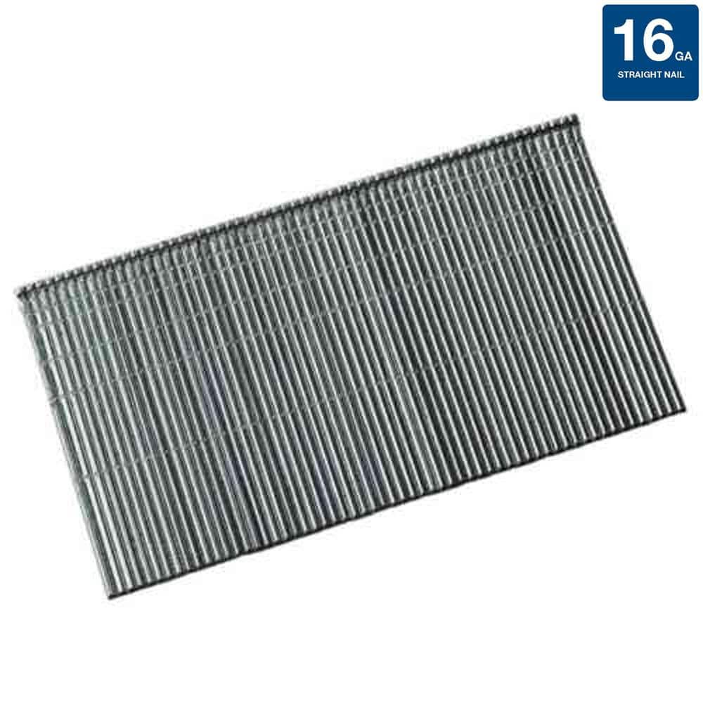 Grip-Rite 2 in. x 16-Gauge 304 Stainless Steel Finish Nails 2500 per Box (2)