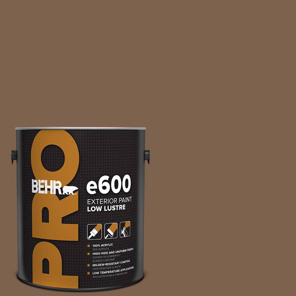 BEHR PRO 1 gal. #PMD-60 Rich Walnut Low Luster Exterior Paint