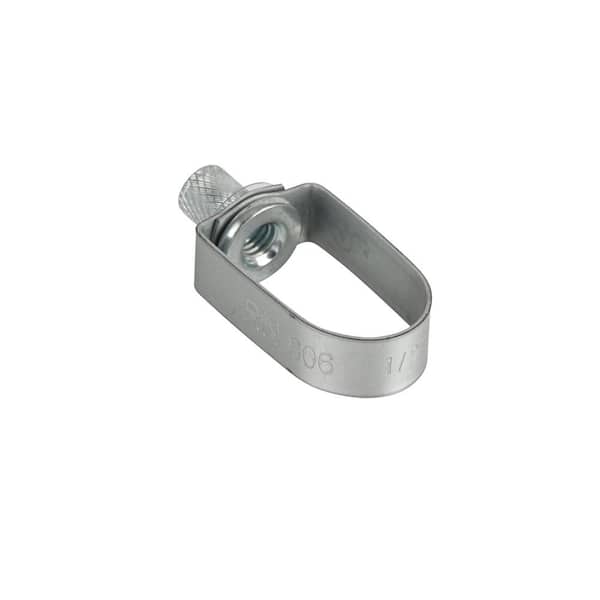 Everbilt 0.5 in. W Swivel Loop Hanger for Vertical Pipe Support, Galvanized Steel (2)