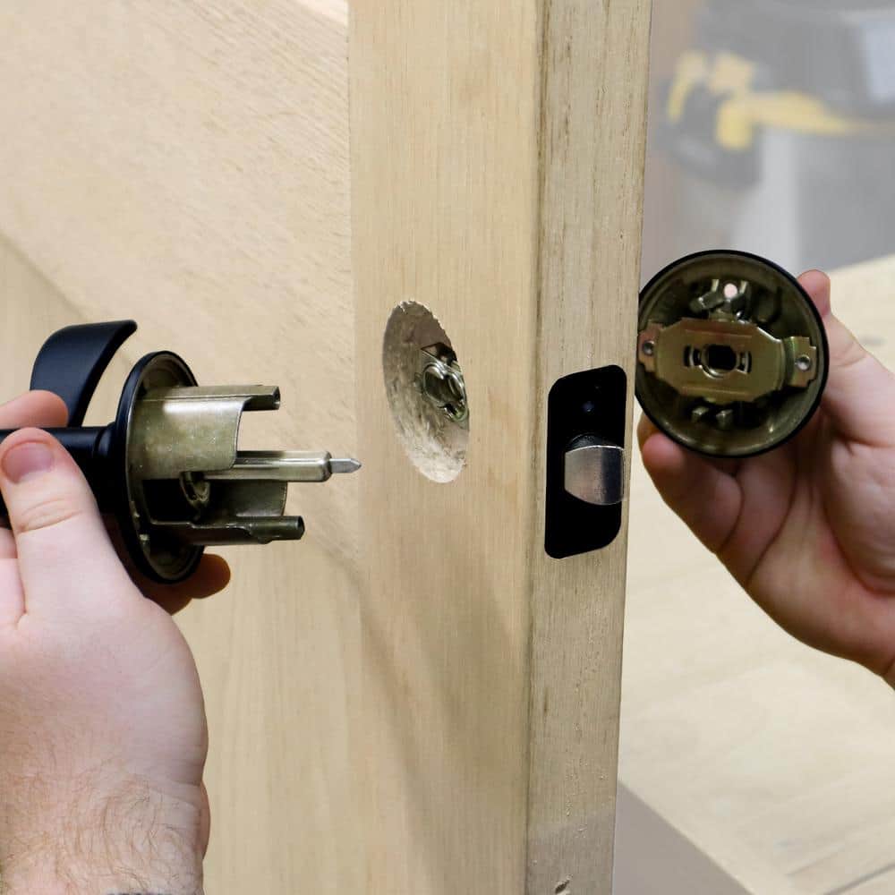 Milescraft Lock Mate PLUS Self Clamping Professional Door Lock Installation Kit Bi-Metal Cobalt Hole Saws Wood or Metal Doors (2)