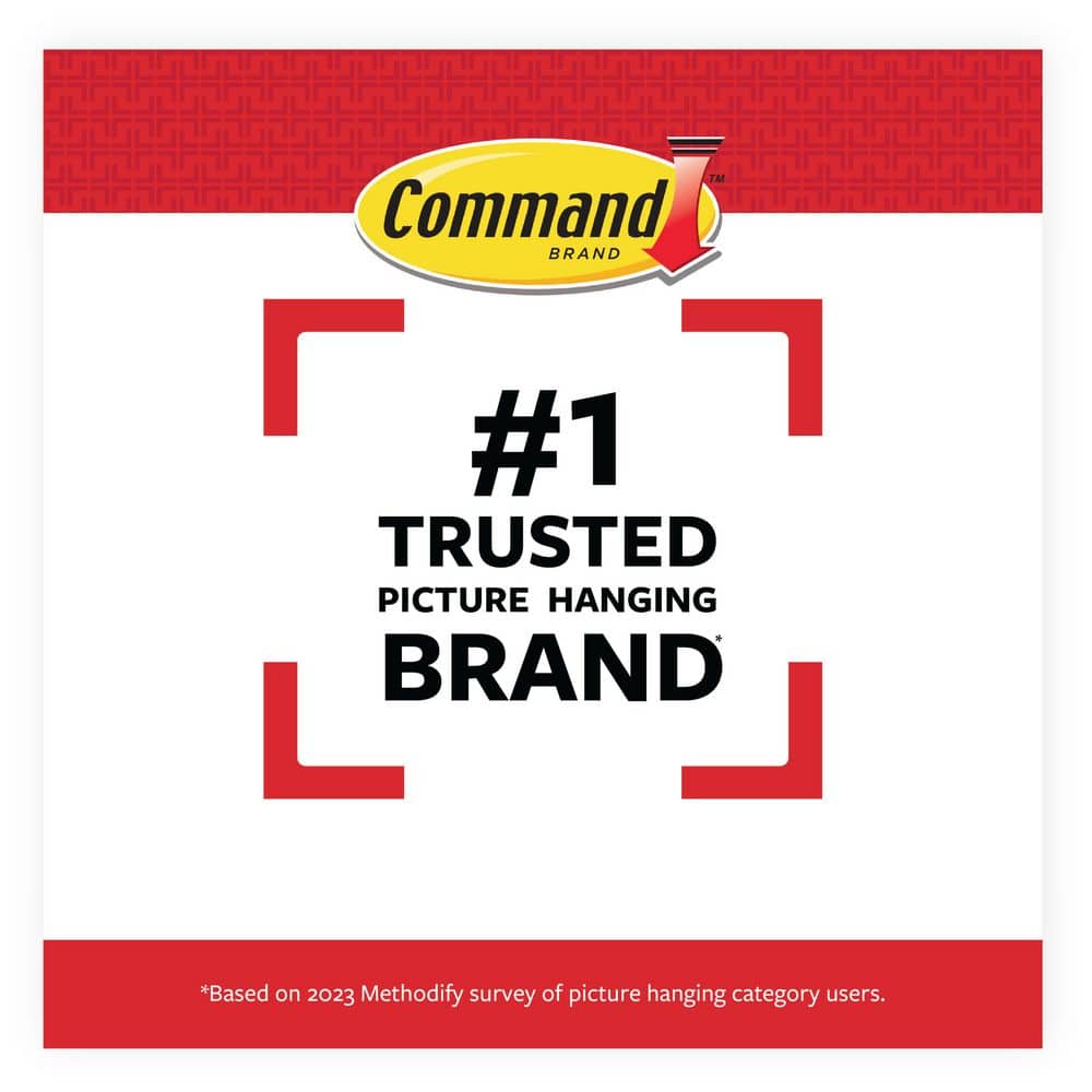 Command Medium and Large Picture Hanging Strips, 12 Sets of Medium, 16 Sets of Large (2)
