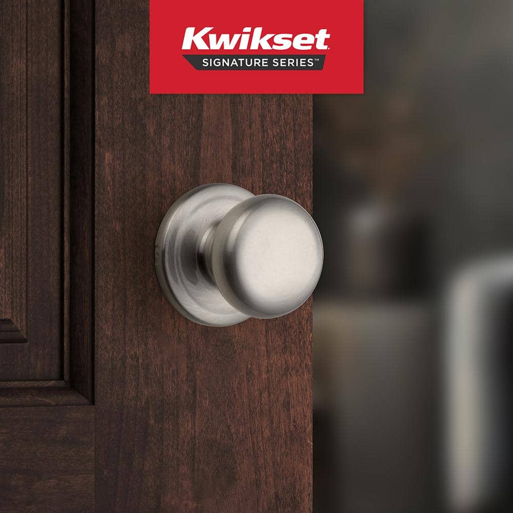 Kwikset Juno Passage Door Knob with Microban Antimicrobial Technology (2)
