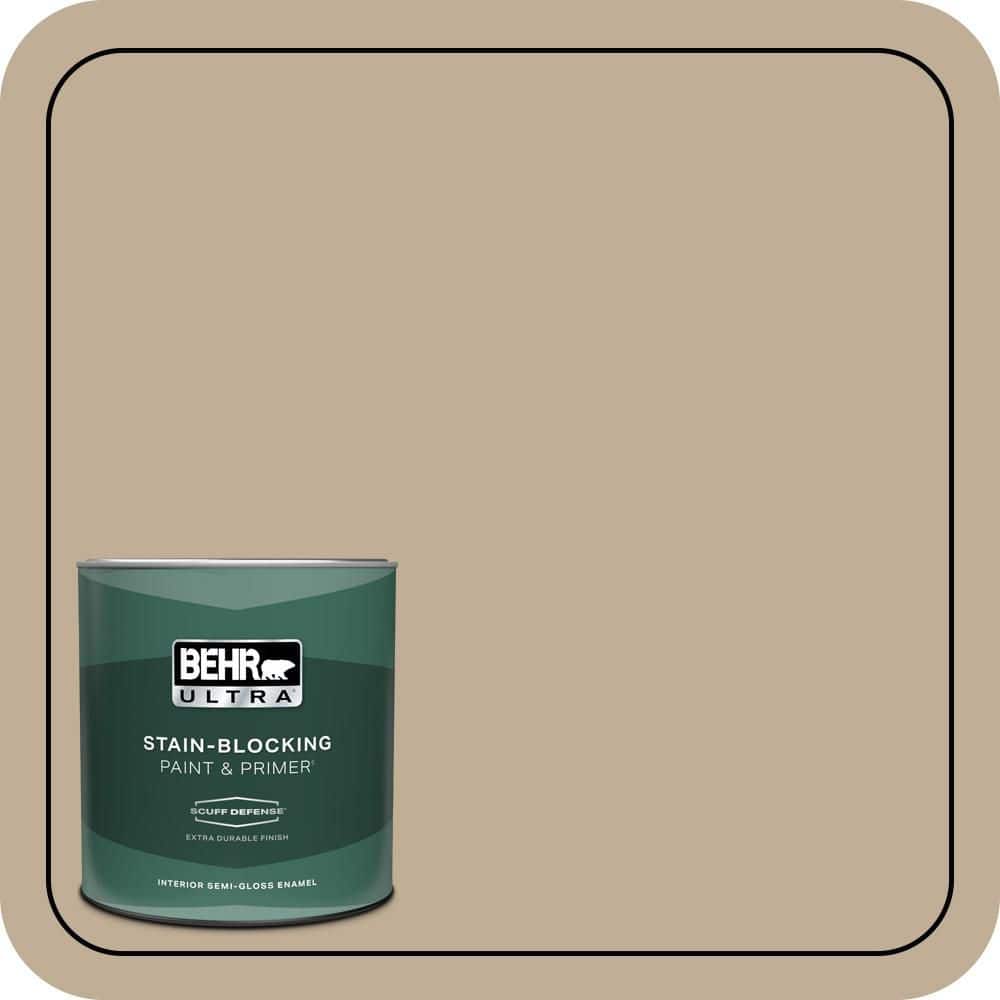 BEHR ULTRA 1 qt. #PPU7-07 Riviera Beach Extra Durable Semi-Gloss Enamel Interior Paint & Primer