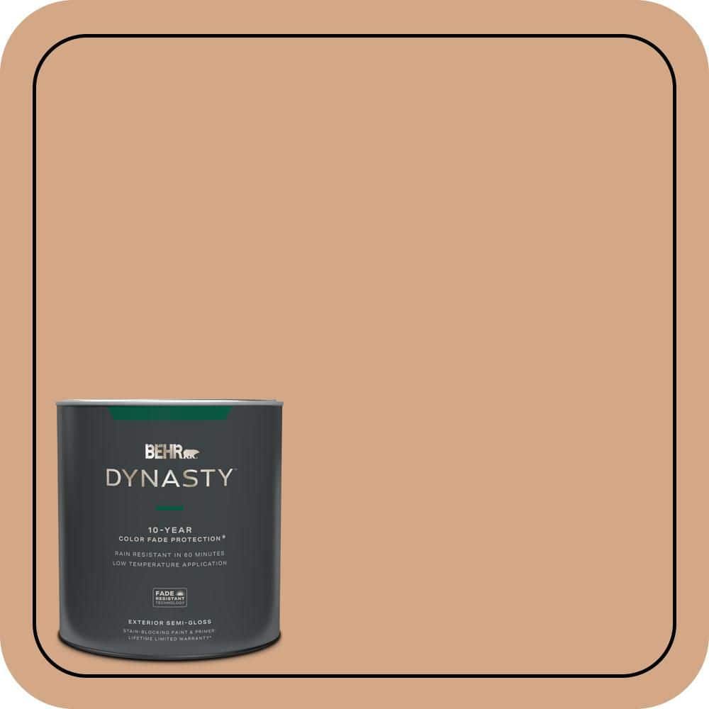 BEHR DYNASTY 1 qt. #PPU3-11 Autumn Air Semi-Gloss Enamel Exterior Stain-Blocking Paint & Primer