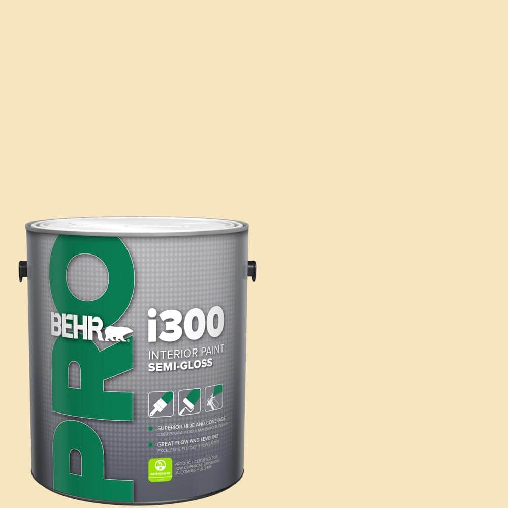 BEHR PRO 1 gal. #HDC-CT-03 Candlewick Semi-Gloss Interior Paint