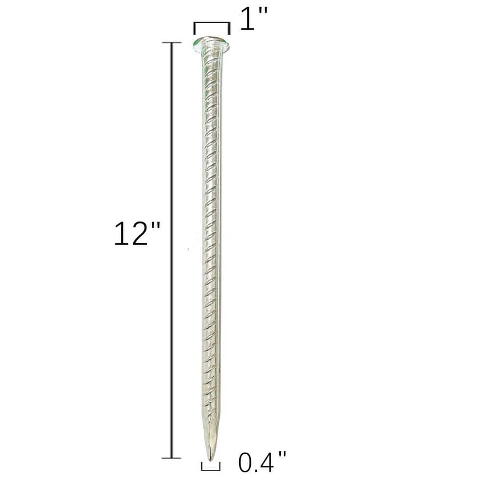 Wellco 0.4 in. x 12 in. Rebar Stakes Extra Heavy-Duty, Ground Stakes Steel Stakes (16-Pack) (3)