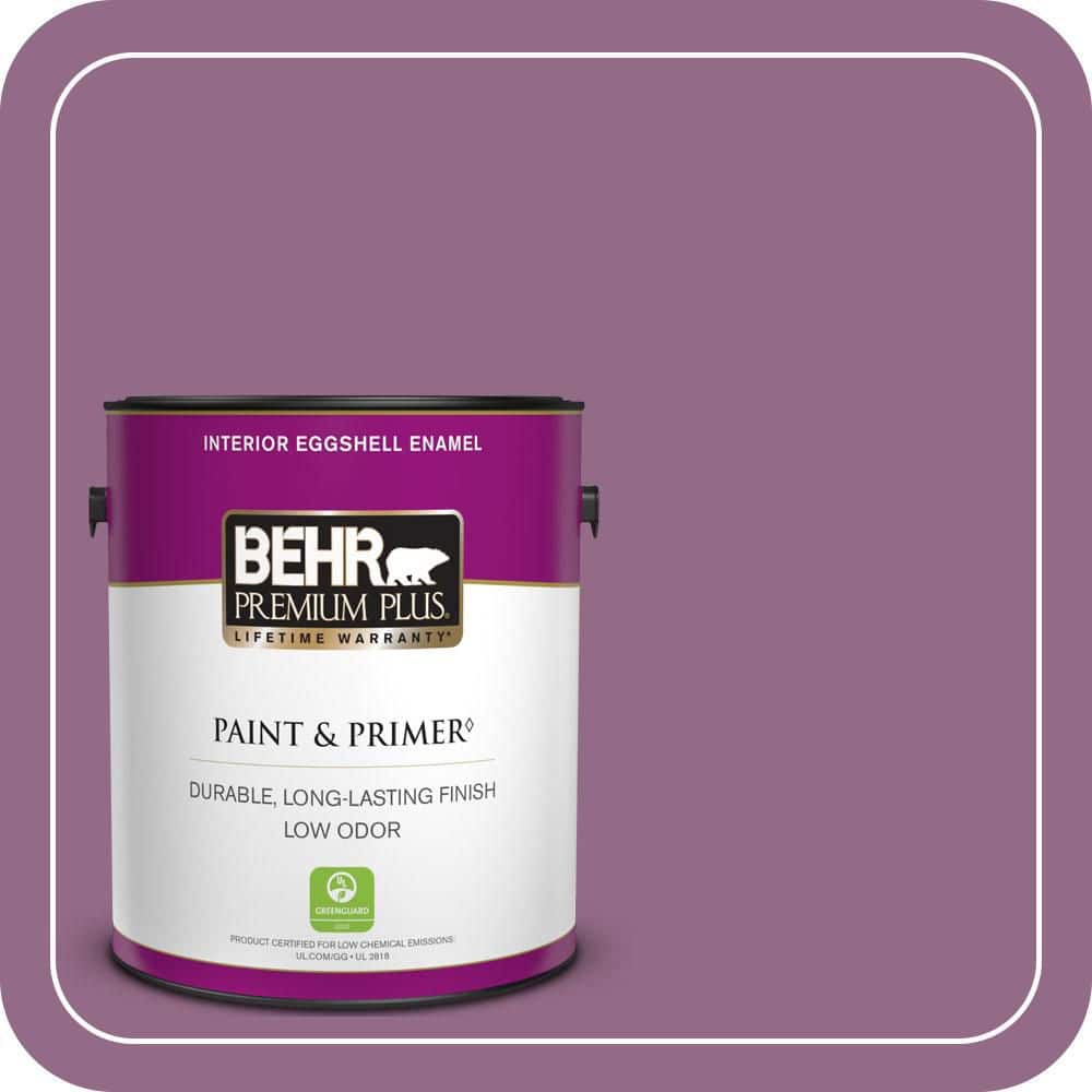 BEHR PREMIUM PLUS 1 gal. #680D-6 Lantana Eggshell Enamel Low Odor Interior Paint & Primer