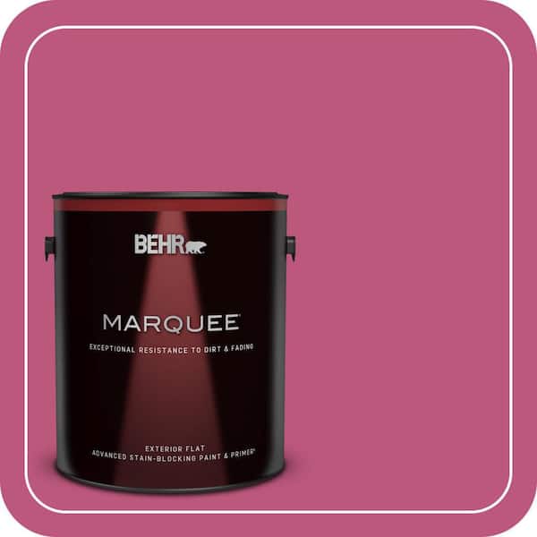 BEHR MARQUEE 1 gal. #S-G-100 Tutti Frutti Flat Exterior Paint & Primer (2)