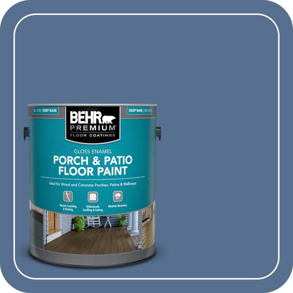 BEHR PREMIUM 1 gal. #PFC-59 Porch Song Gloss Enamel Interior/Exterior Porch and Patio Floor Paint