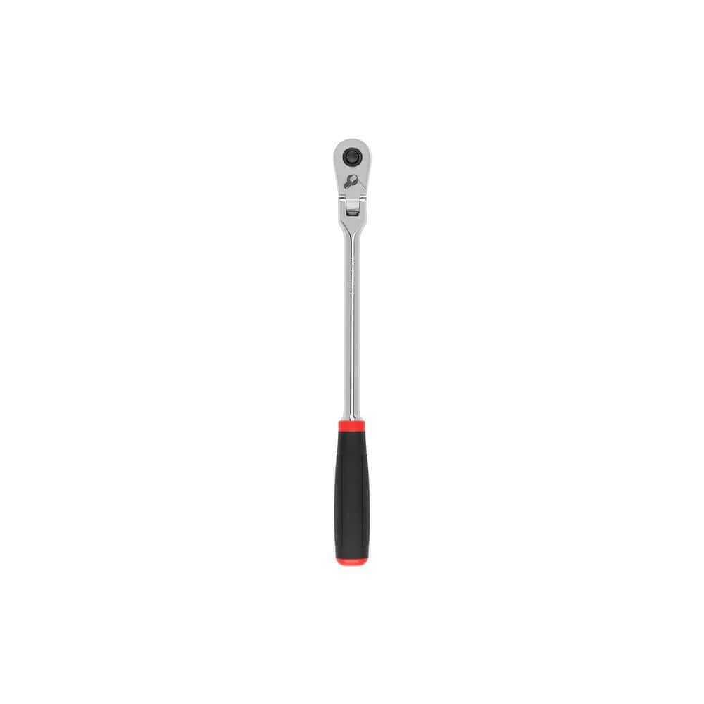 TEKTON 3/8 in. Drive x 12 in. Flex Head Quick-Release Comfort Grip Ratchet (1)