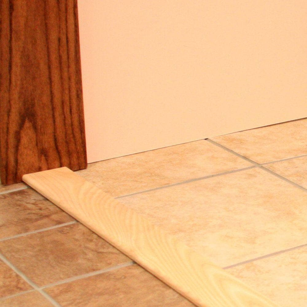 M-D Building Products Flat Top 3 in. x 47-1/2 in. Unfinished Hardwood Threshold (2)