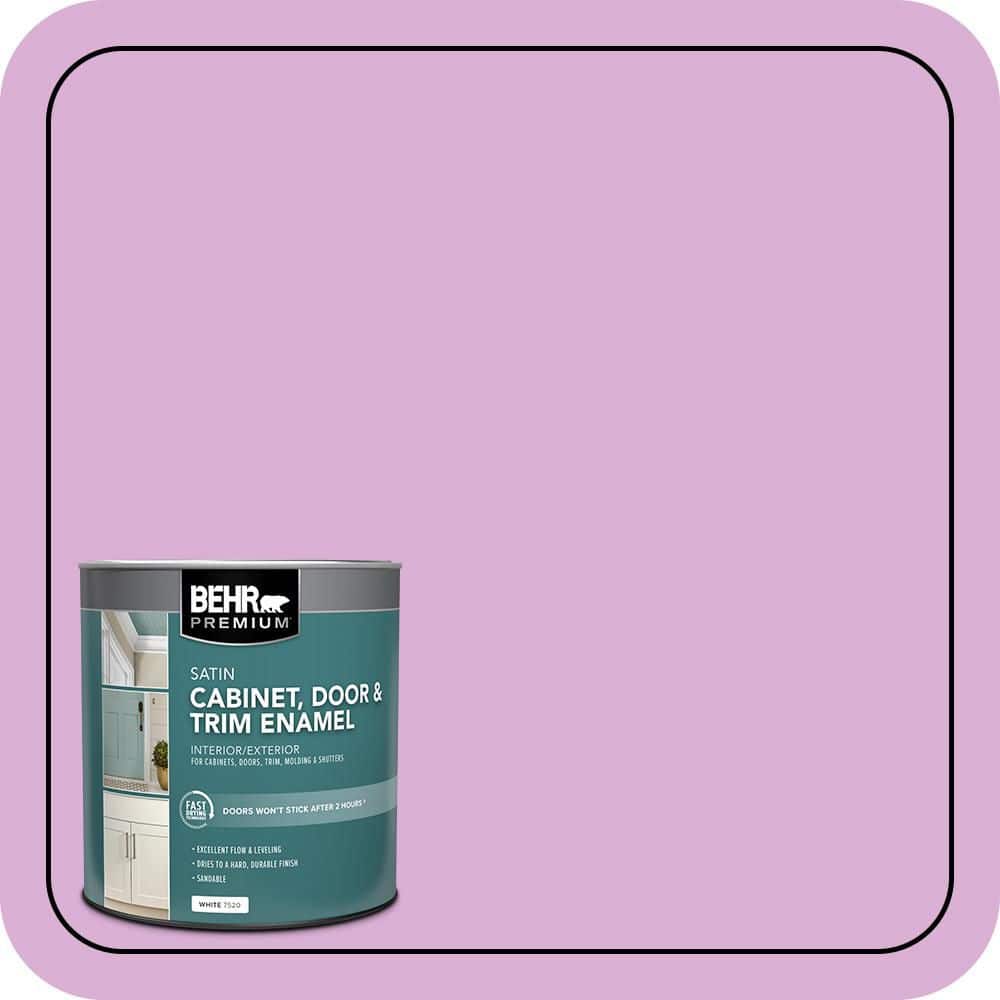 BEHR PREMIUM 1 qt. #P110-3 BFF Satin Enamel Interior/Exterior Cabinet, Door & Trim Paint (1)