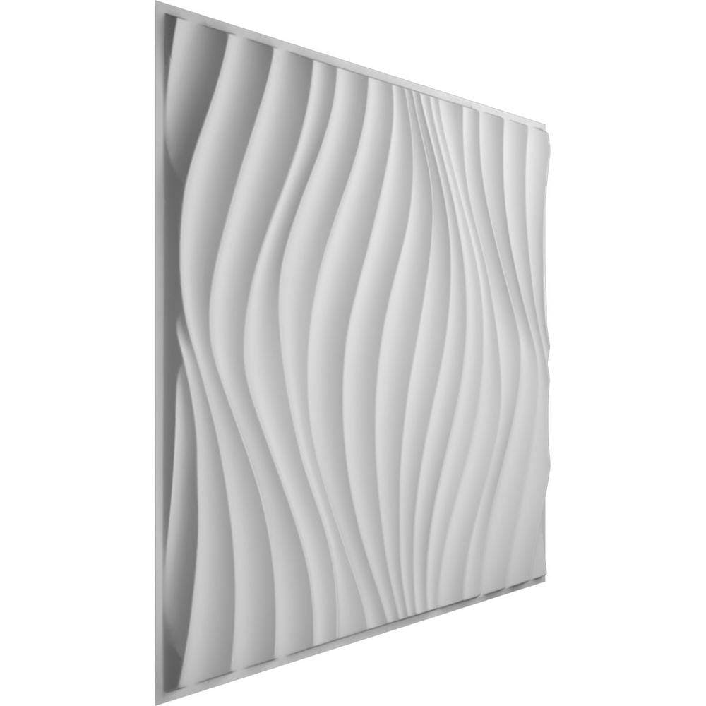 Ekena Millwork 19-5/8"W x 19-5/8"H Billow EnduraWall Decorative 3D Wall Panel (3)
