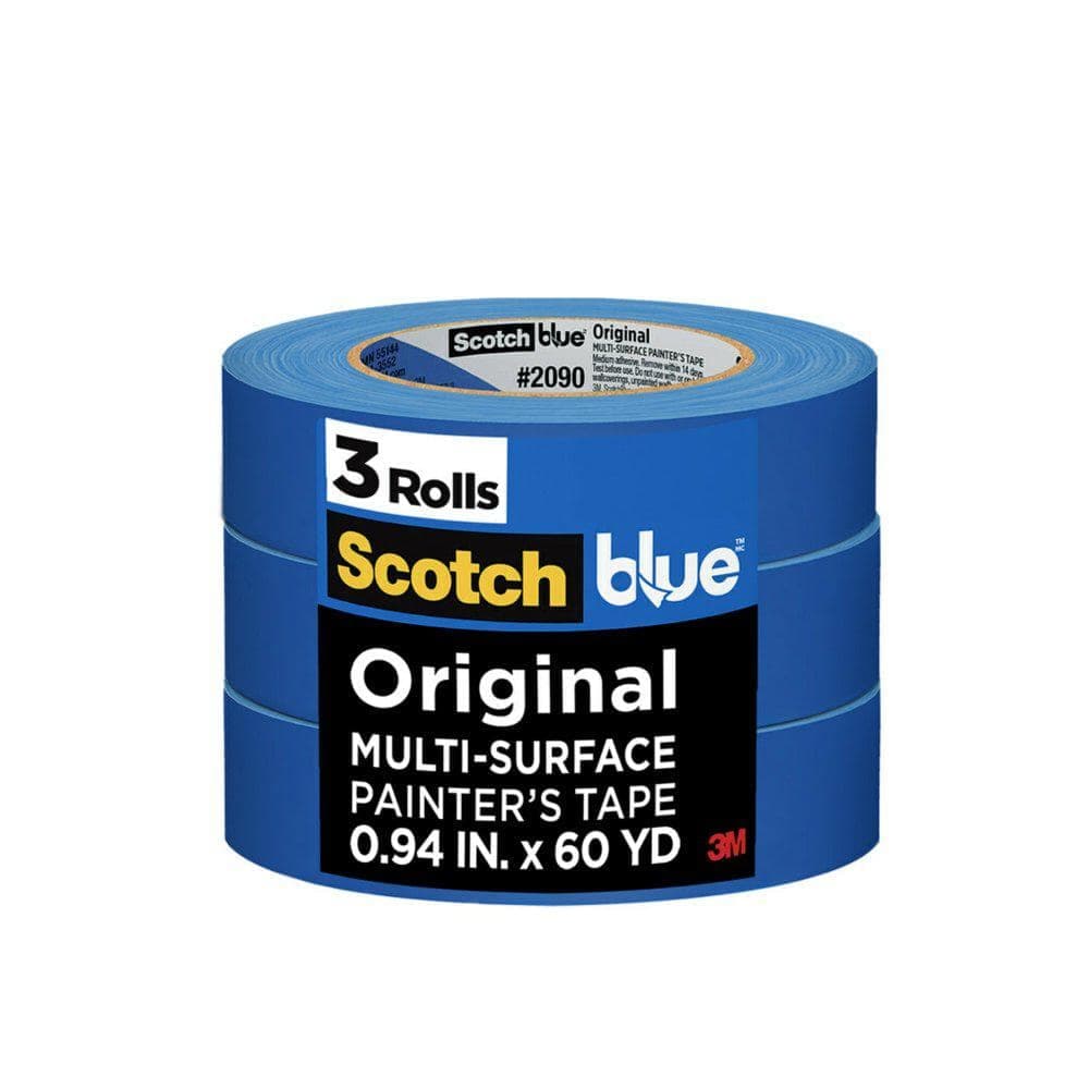 3M ScotchBlue 0.94 in. x 60 yds. Original Multi-Surface Painter's Tape (Case of 24)