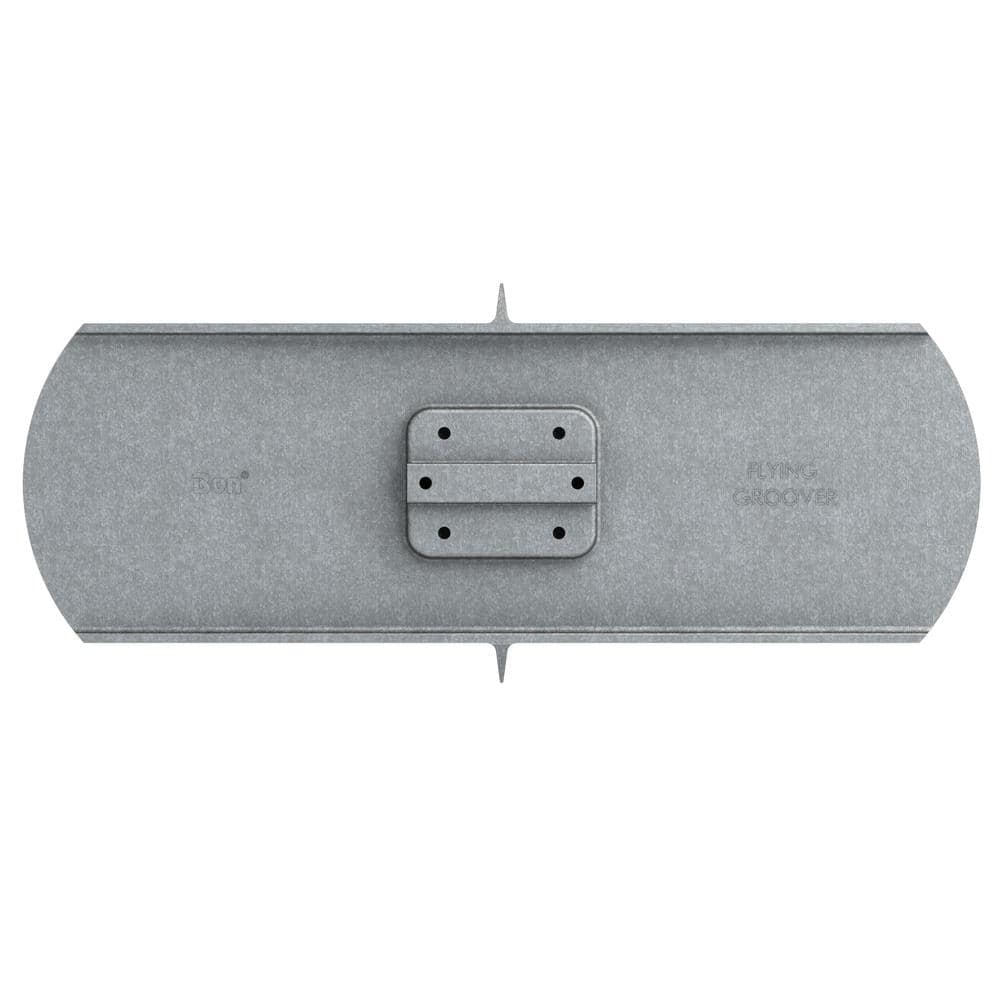 Bon Tool 24 in. x 8 in. Round End Aluminum Flying Groover 1/2 in. x 1 in. Double Bit (2)